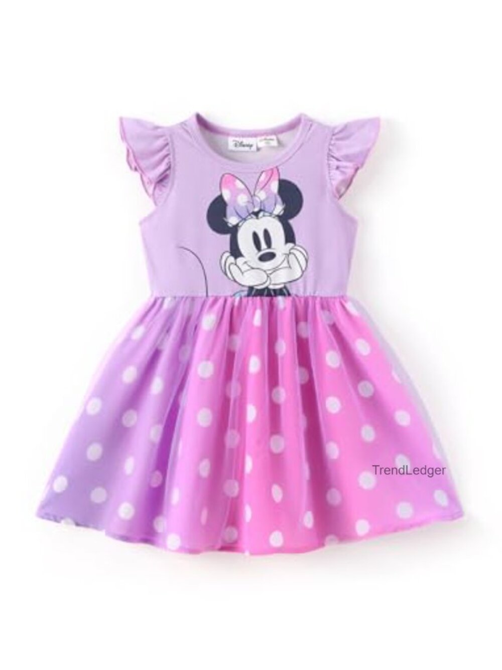 Toddler Girl Disney Princess Tulle Tutu Dress Flutter Sleeve